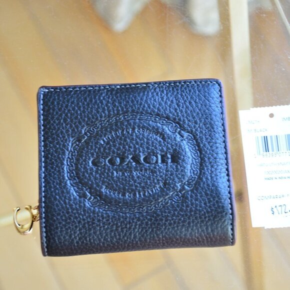 Coach CM216 SNAP WALLET WITH COACH HERITAGE - Picture 2 of 12